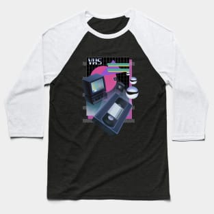 VHS Shop Baseball T-Shirt